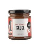 Manfood Beer Barbecue Sauce (190g) | Tangy and Glossy Sauce | Ideal as a Marinade or for Brushing on to Your Choice of Meat Tofu or Fish | No Artificial Colours or Flavourings | Made in the UK - Buy Online on GoSupps.com