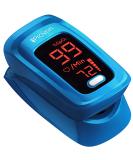 iProven Pulse Oximeter Fingertip - Accurate Blood Oxygen & Heart Rate Monitor - Oximetro De Pulso - OXI-27 Blue - International Shipping Available - Buy Online on GoSupps.com
