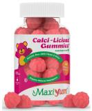 Maxi Health Calci-Licious Coral Calcium Gummies with Vitamin D3 - 60 Easy-to-Chew Pieces, 300 mg Calcium and 1000 IU Vitamin D3 - All Natural Supplement - Buy Online on GoSupps.com