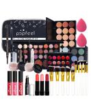 Joyeee Makeup Sets for Women Full Kit All in One Makeup Gift Starter Set Make up Set for Teenagers Girls Makeup Bundle Include Eyeshadow Palette Lipstick Eyebrow Pencil Brushes for Cosmetic Gift H#29Pcs - Buy Online on GoSupps.com