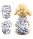 Cozy Gray Dog Sweater for Winter | Pet Clothing for Small & Medium Dogs | Warm Cat Sweater | XL Dog Clothes - Buy Online on GoSupps.com