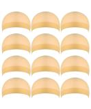 12 Pieces Natural Beige Nylon Wig Cap for Women & Men | Comfortable & Durable - Perfect for Wigs - International Shipping Available - Buy Online on GoSupps.com