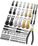 Upgraded Zipper Repair Kit (99 PCS) with Replacement Slider & Pull - Easy Install for Jacket, Backpack, Luggage - 3 Sizes (3, 5, 8) - Buy Online on GoSupps.com