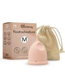 BAMBOOZY LUXUS Menstruation Cup (M) - Reusable Medical Silicone - Up to 12 Hours Protection - Plastic-Free BPA-Free Menstrual Cup for Eco-Friendly Period Care - Buy Online on GoSupps.com