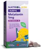 Natrol Kids Melatonin Fast Dissolve Tablets  Helps You Fall Asleep Faster  Stay Asleep Longer  Easy to Take  Dissolves in Mouth  for Ages 4 and Up  Strawberry Flavor  1mg  40 Count Fast Dissolve Tablet 40 Count (Pack of  - Buy Online on GoSupps.com