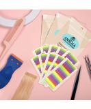 Anrosa 120 Piece Hypoallergenic Hair Extension Tape Tabs - Strong No-Residue Double Sided Adhesive with Remover Tool & Comb for Easy Application - Buy Online on GoSupps.com