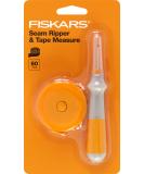 Fiskars Seam Ripper and Measuring Tape Set - Premium Sewing Tools - Buy Online on GoSupps.com