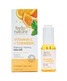 By Nature Brightening & Hydrating Face Oil - Vitamin C Oil & Turmeric Extract Enriched with Plant Squalane Oil for Face- Revitalize Dull, Tired Skin - Vitamin C Face Oil for Women and Men, 1 Fl Oz - Buy Online on GoSupps.com