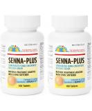 Senna Plus Natural Vegetable Laxative & Stool Softener 100 tablets x 2 - 200 Count - Buy Online on GoSupps.com