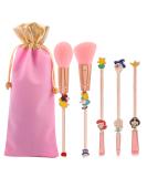 Snow White & Mermaid Makeup Brushes Set | Kawaii Novelty Brush Gift for Girls & Women - Buy Online on GoSupps.com
