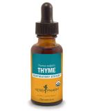 Herb Pharm Certified Organic Thyme Liquid Extract for Respiratory System Support - 1 Ounce (DTHYME01) 1 Fl Oz (Pack of 1) - Buy Online on GoSupps.com