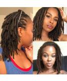 Real Hair Dreadlock Extensions - 20 Strands Handmade Crochet Locs (8 inch Dark Brown) - Buy Online on GoSupps.com