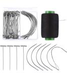 70-Piece Wig Making Pins & Needles Set with Thread for Wig Making, Blocking, Knitting & Crafts - Buy Online on GoSupps.com