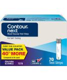 CONTOUR NEXT Blood Glucose Test Strips, 70 Count - Buy Online on GoSupps.com