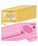 30 Pairs Collagen Crystal Lip Masks & 24K Gold Eye Masks Nourishing Under Eye Patches for Puffy Eyes Moisturizing & Reducing Fine Lines | Premium Lip & Eye Care - Buy Online on GoSupps.com