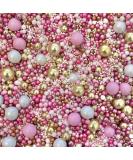 mothers day pink gold white sprinkles edible pearls chocolate balls cupcake cake toppers biscuits pearls decoration 100s 1000s bright hen party bridal baking PARTY GIRL - Buy Online on GoSupps.com