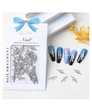 40pcs Set 3D Alloy Gun Nail Charms Shiny Diamond AK Weapon Rhinestones for Nail Art - Silver | Nail Supplies and Accessories - Buy Online on GoSupps.com