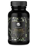Hyaluron Capsules 500mg - High Dose Vegan Hyaluronic Acid with Vitamin C Zinc & Selenium | 90 Capsules - Lab Tested Made in Germany - Buy Online on GoSupps.com