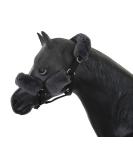Angel Reitsport Halfter Set - 4-Piece with Nasal Sauce Neck Protector & Cheek Covers | 12 Lambskin Color Options | Shop Internationally - Buy Online on GoSupps.com