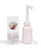 Adorable Pink Peri Bottle - Portable Bidet for Softer Care | Menstrual Cup Buddy | Waterproof Travel Bag | 300 ml (10 oz) - Buy Online on GoSupps.com