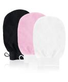 URAQT Exfoliating Gloves 3 Pack Body Scrub Glove Bath SPA Exfoliating Mitts Dual-Sided Deep Clean Exfoliation Scrubbing Mitt Dead Skin Remover Glove Deep Body Scrubber for Women and Men 3 Pcs - Buy Online on GoSupps.com