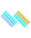Buy Pill Organizer AM/PM - 2 Pack Window Pill Box for Easy Medication Management | International Shipping Available - Buy Online on GoSupps.com