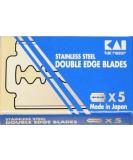 Buy 5 Kai Stainless Steel Razor Blades Premium Quality International Shipping Available - Buy Online on GoSupps.com