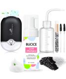 Lash Shampoo for Extensions - Eyelash Cleaning Kit with Fan Dryer | Makeup Cleansing Foam for Lash Care - Buy Online on GoSupps.com