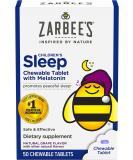 Zarbee's Naturals Children's Sleep with Melatonin - Natural Grape - 50 Chewable Tablets - Buy Online on GoSupps.com