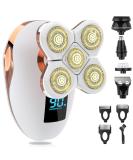 Women's Electric Razor: Facial & Body Hair Removal Shaver for Legs, Face, Bikini - Wet/Dry, Cordless, Painless - White - Buy Online on GoSupps.com