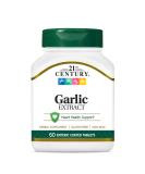 21st Century Garlic Extract - Standardized 60 Enteric Coated Tablets for Heart Health - Buy Online on GoSupps.com
