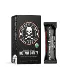Death Wish Coffee Instant Coffee Dark Roast, 8 Single Serve Packets, The World's Strongest Coffee, Bold & Intense Blend of Arabica & Robusta Beans, USDA Organic Powder, 300mg of Caffeine for Day Lift - Buy Online on GoSupps.com