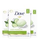 Dove Cucumber and Green Tea Beauty Bar 3.75 oz - Pack of 24 | More Moisturizing Than Soap - Buy Online on GoSupps.com