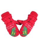 XIAOHAWANG Kids Ski Gloves - Waterproof Dinosaur Mittens for Boys and Girls (Red, 4-8 Years) - Buy Online on GoSupps.com