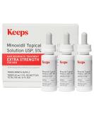 Extra Strength Men's Minoxidil Hair Growth Serum 5% - 3 Month Supply | Promotes Thicker Regrowth & Slows Hair Loss - Buy Online on GoSupps.com