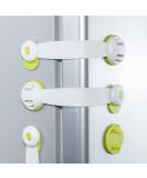 5 Pack Refrigerator Door Lock - Child Safety Cabinet Locks for Cabinets, Sliding Doors, Drawers, and More - Buy Online on GoSupps.com