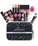 FantasyDay Multifunctional Makeup Gift Set - All-in-One Cosmetic Kit for Face Eyes & Lips - Eyeshadow Palette Lipstick Rouge Mascara & Brush Case - Buy Online on GoSupps.com