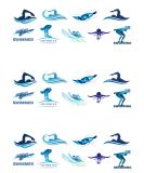 27 Stand Up Swimming Swimmer Themed Edible Wafer Paper Cake Toppers Decorations - Buy Online on GoSupps.com