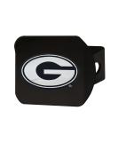 Georgia Bulldogs Black Metal Hitch Cover with Chrome 3D Emblem - FANMATS 21030 - Buy Online on GoSupps.com