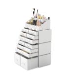 Readaeer 12-Drawer Makeup Organizer Storage Case - White - Buy Online on GoSupps.com