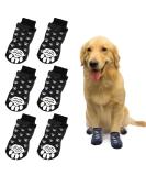 Kingrun Anti-Slip Dog Socks - 3 Pairs of Soft Adjustable Indoor Paw Protection for Senior Dogs | Traction Control for Hardwood Floors - Size M - Buy Online on GoSupps.com
