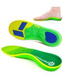 Popzoom Heel Spur Obesents Orthopedic Insoles for Flat Feet & Plantar Fasciitis - Gel Shoe Inserts - Size M (EU 42-44 28cm) - Comfortable Sports Support - Buy Online on GoSupps.com