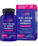 Lovebug Yeast + Vaginal pH Support | 50 Billion CFU Probiotics for Yeast & UTI Relief | 60 Capsules - Clinically Studied Ingredients - Buy Online on GoSupps.com