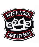 5FDP Heavy Metal Band Logo Patch - Embroidered Iron On Badge for Bags, Hats, Jeans, Shoes, and T-Shirts - Buy Online on GoSupps.com