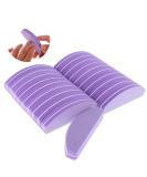 Buy 20-Piece Professional Nail File Set | 100/180 Grit Polishing & Buffer Files | Washable Double-Sided for Salon & Home Use - Purple - Buy Online on GoSupps.com