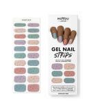 MOYOU LONDON Semi Cured Gel Nail Strips 20 Pc. Gel Wraps for Nails Get 1 Free UV Lamp when you Get 3 or More Easy Apply & Remove for Salon-Quality Manicure -Milkshake Vibes - Buy Online on GoSupps.com