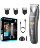 Buy Cordless Hair Trimmer for Men | T Liners Clippers with LED Light & Digital Display - Type-C Rechargeable - Buy Online on GoSupps.com
