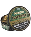 BaccOff, Classic Wintergreen Pouches, Premium Tobacco Free, Nicotine Free Snuff Alternative (5 Cans) Wintergreen Pouches 0.63 Ounce (Pack of 5) - Buy Online on GoSupps.com