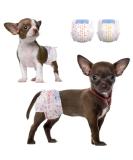 Dono Disposable Dog Diapers for Females - Super Absorbent & Leak-Proof | 48 Count | Perfect for Heat Incontinence & Irregular Traces | XXS to L Sizes - Buy Online on GoSupps.com