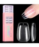 AILLSA Short Coffin Nail Tips - 360pcs Press On Matte Gel Full Cover False Nails with Gift Box - DIY Nail Extensions Kit (EX Short Coffin) - Buy Online on GoSupps.com